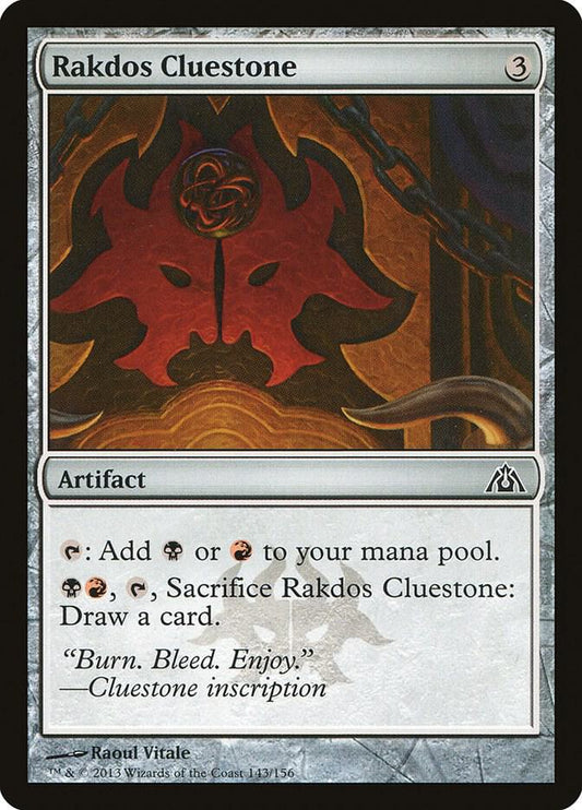 Rakdos Cluestone 143 Dragon's Maze MTG C NM