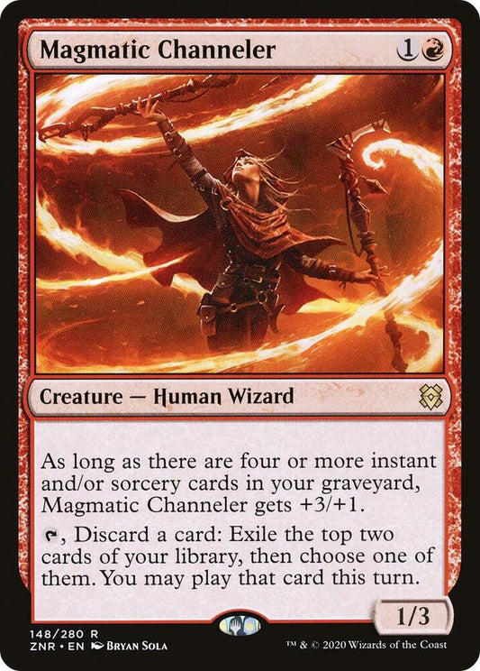 Magmatic Channeler 148 Zendikar Rising MTG R Foil NM