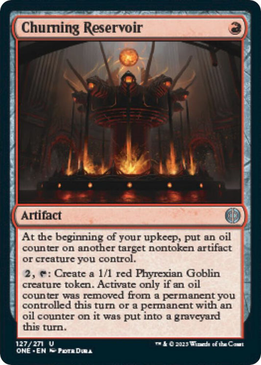 Churning Reservoir 127 Phyrexia: All Will Be One MTG UC NM