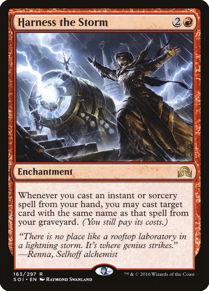 Harness the Storm 163 Shadows over Innistrad MTG R NM