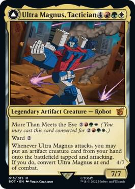 Ultra Magnus, Tactician 15 Universes Beyond: Transformers MTG Mythic NM