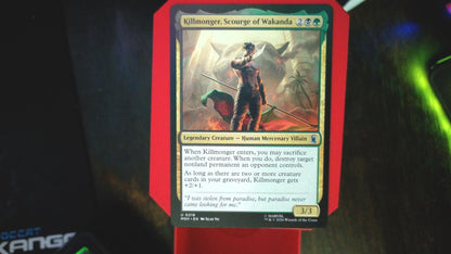 Killmonger, Scourge of Wakanda 218 Marvel Super Heroes MTG UC NM