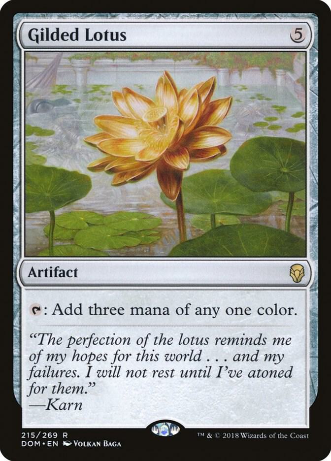 Gilded Lotus 215 Dominaria MTG R NM