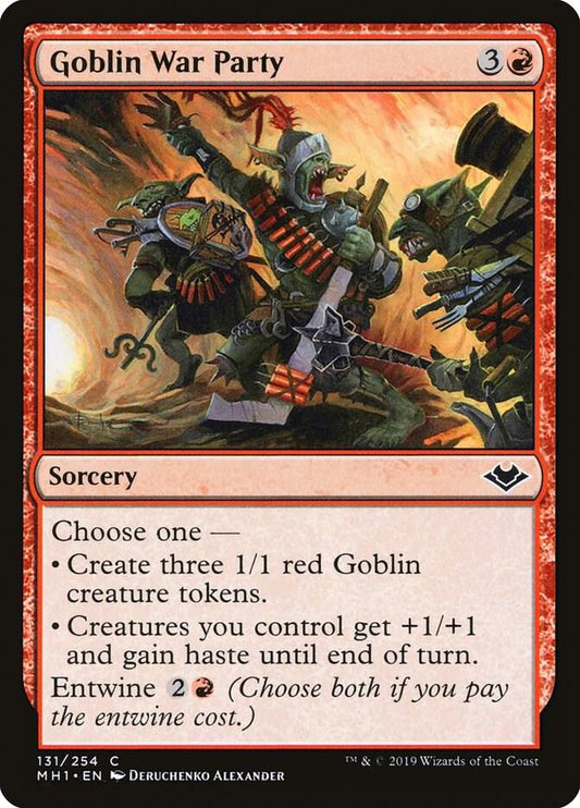 Goblin War Party 131 Modern Horizons MTG C NM