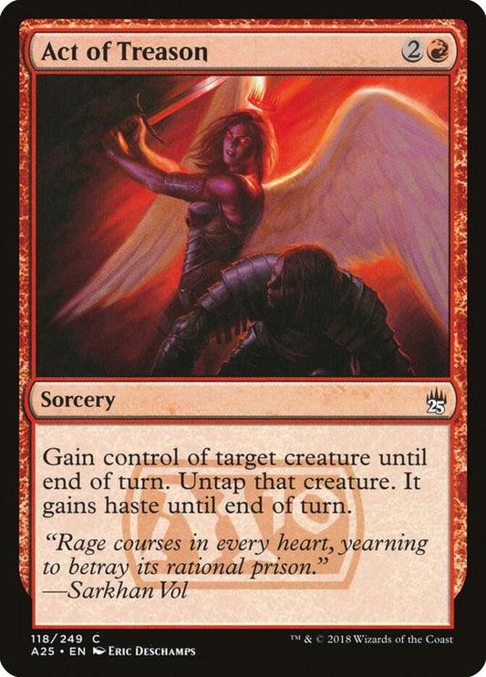 Act of Treason 118 Masters 25 MTG C NM