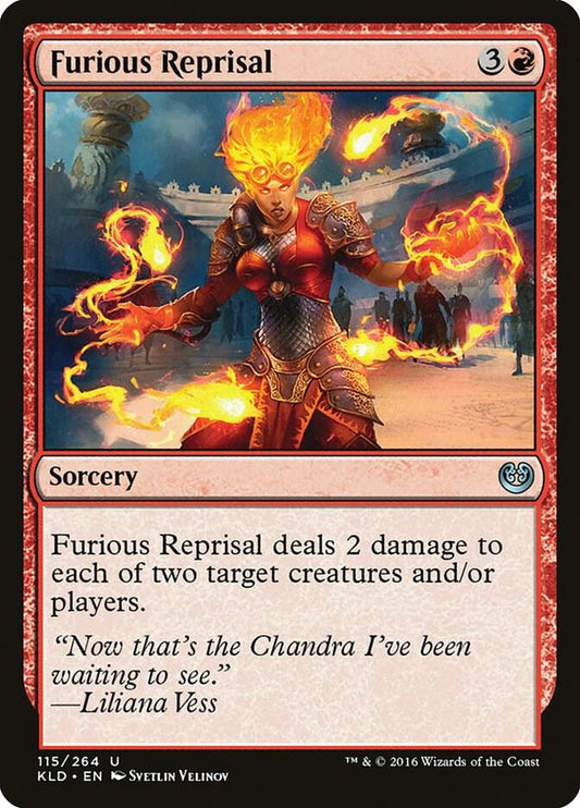 Furious Reprisal 115 Kaladesh MTG UC NM