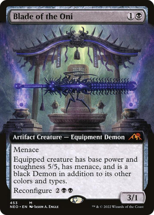 Blade of the Oni (Extended Art) 453 Kamigawa: Neon Dynasty MTG Mythic NM