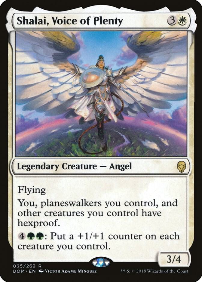 Shalai, Voice of Plenty 35 Dominaria MTG R NM