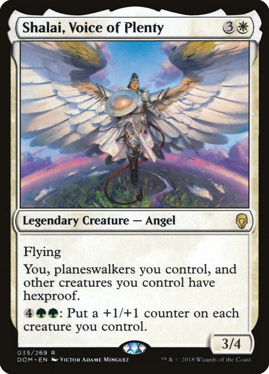 Shalai, Voice of Plenty 35 Dominaria MTG R NM
