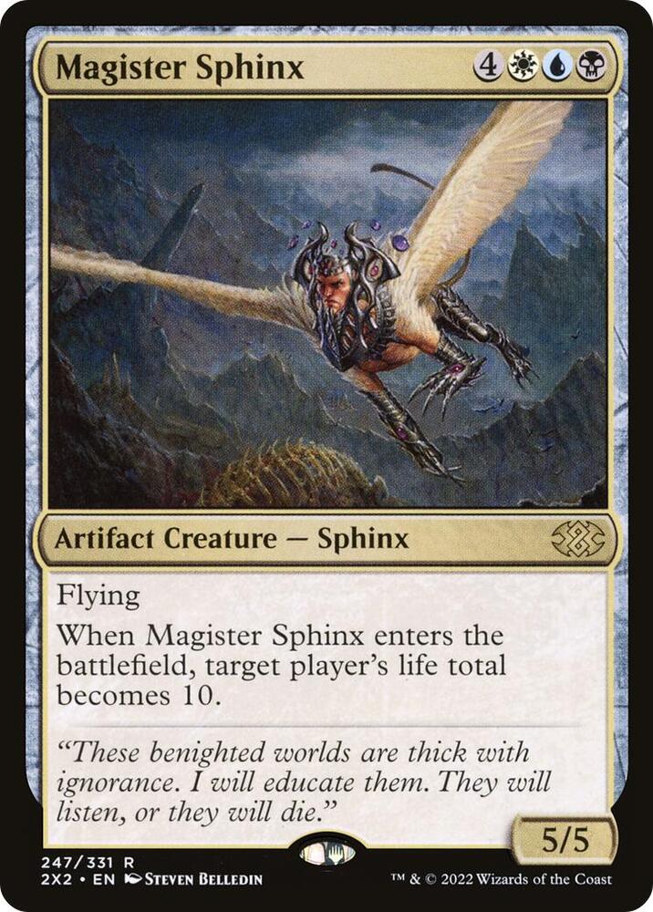 Magister Sphinx 247 Double Masters 2022 MTG R NM