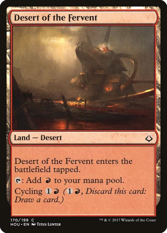 Desert of the Fervent 170 Hour of Devastation MTG C NM