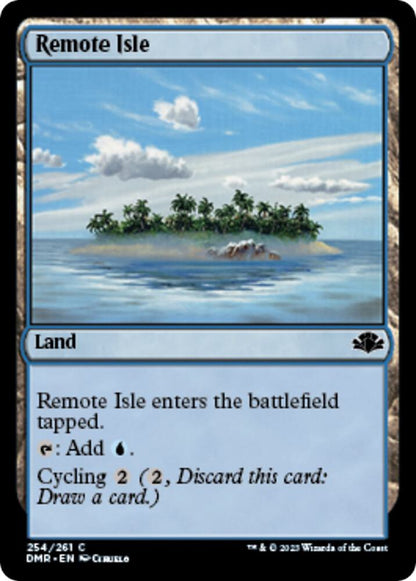 Remote Isle 254 Dominaria Remastered MTG C NM