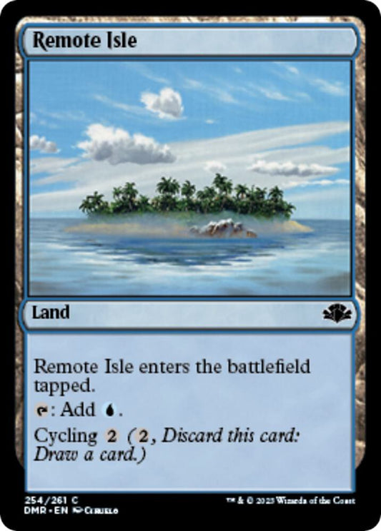Remote Isle 254 Dominaria Remastered MTG C NM