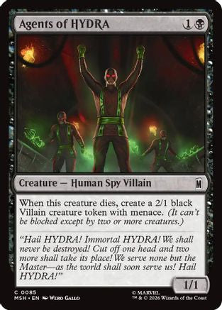 Agents of HYDRA 85 Marvel Super Heroes MTG C NM