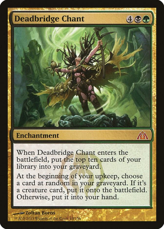 Deadbridge Chant 63 Dragon's Maze MTG Mythic MP