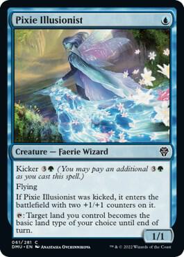 Pixie Illusionist 61 Dominaria United MTG C NM