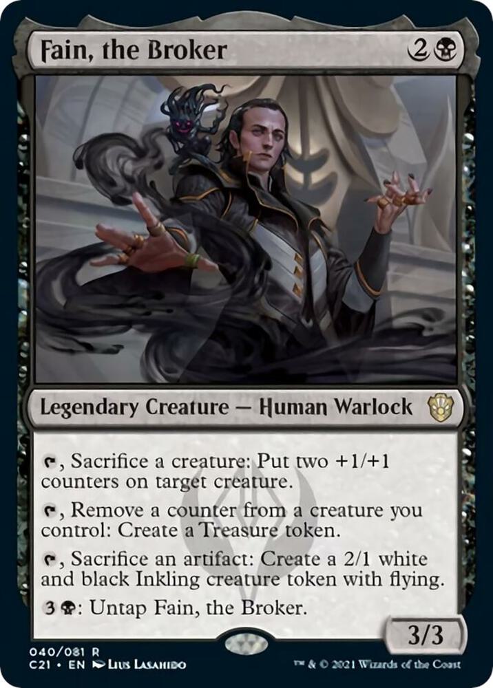 Fain, the Broker 40 Commander 2021 MTG R NM