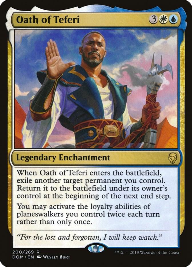 Oath of Teferi 200 Dominaria MTG R NM