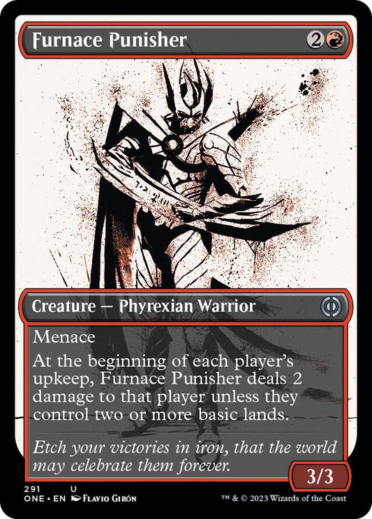 Furnace Punisher (Showcase) 291 Phyrexia: All Will Be One MTG UC NM