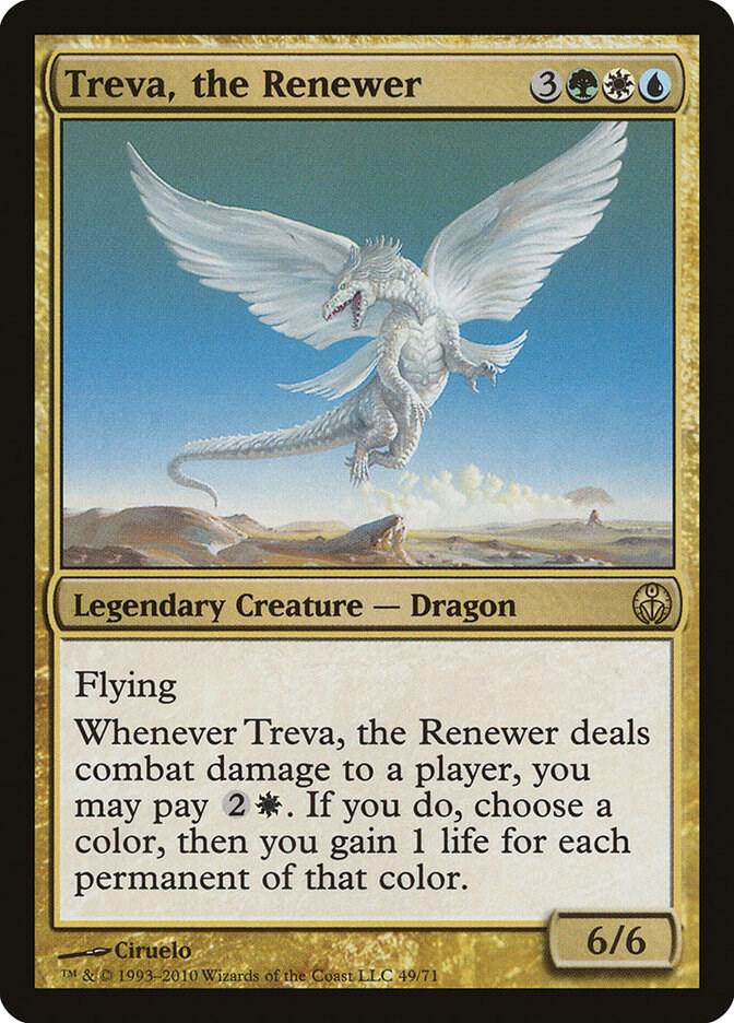 Treva, the Renewer 49 Duel Decks: Phyrexia vs. the Coalition MTG R LP