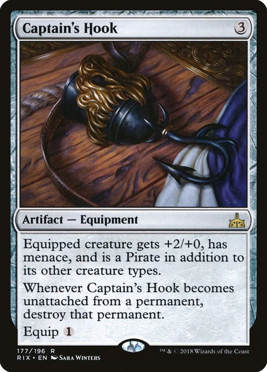 Captain's Hook 177 Rivals of Ixalan MTG R NM