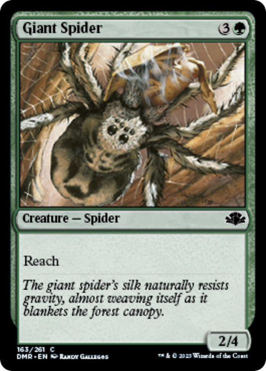 Giant Spider 163 Dominaria Remastered MTG C NM