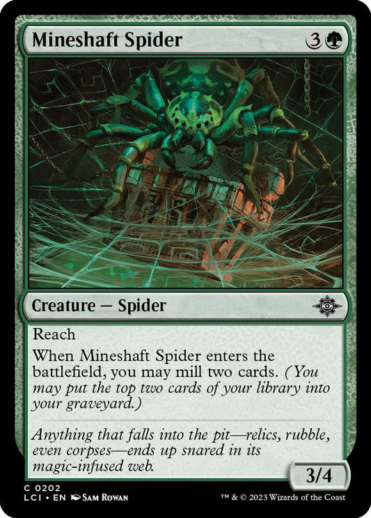 Mineshaft Spider 202 The Lost Caverns of Ixalan MTG C NM