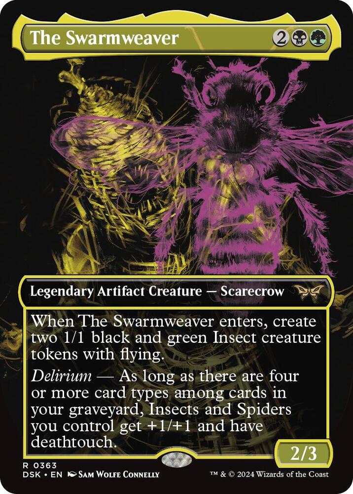 The Swarmweaver (Showcase) 363 Duskmourn: House of Horror MTG R NM