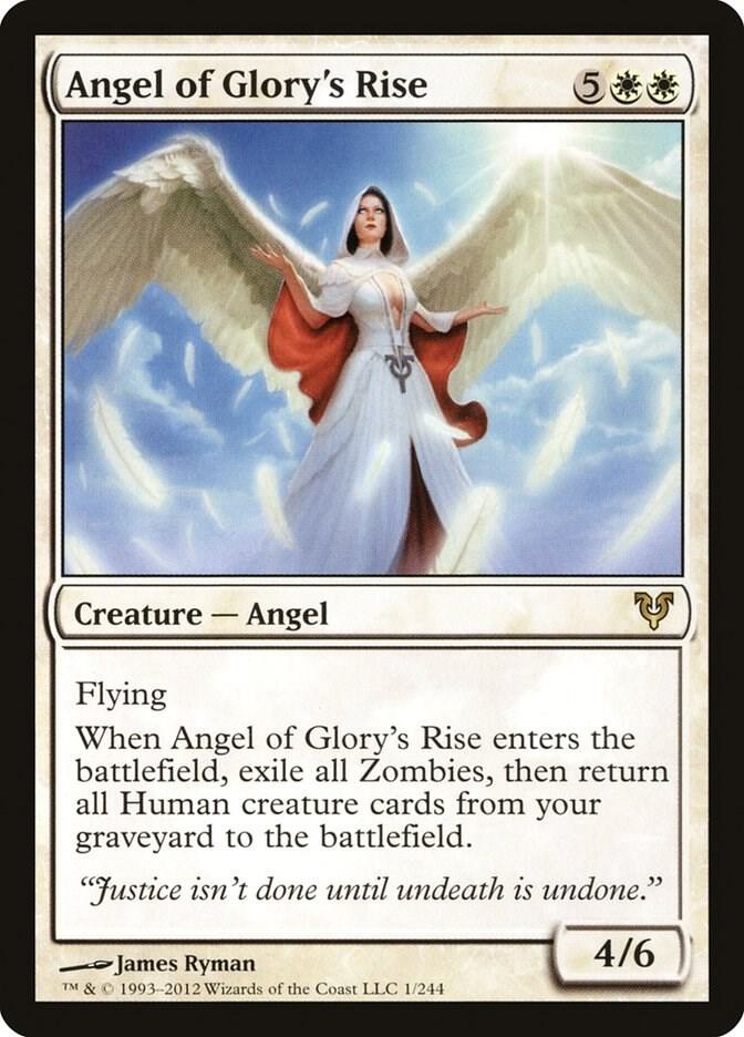Angel of Glory's Rise 1 Avacyn Restored MTG R Foil LP