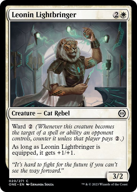 Leonin Lightbringer 20 Phyrexia: All Will Be One MTG C NM