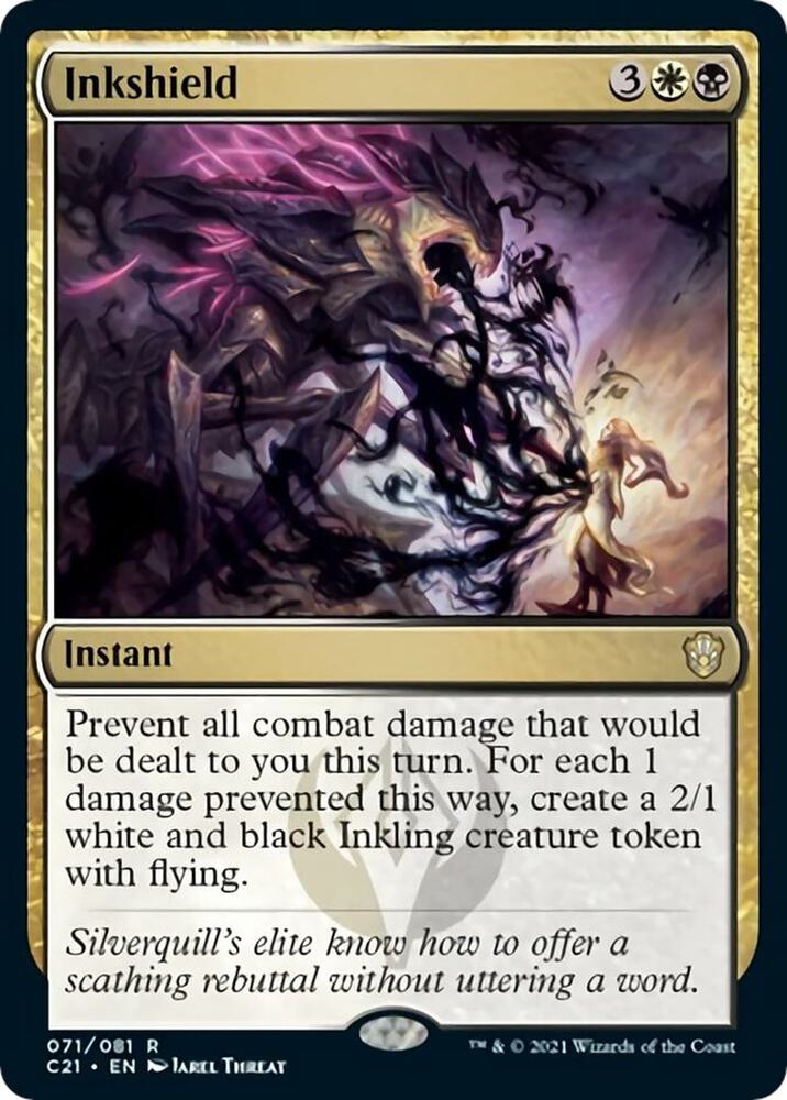 Inkshield 71 Commander 2021 MTG R LP