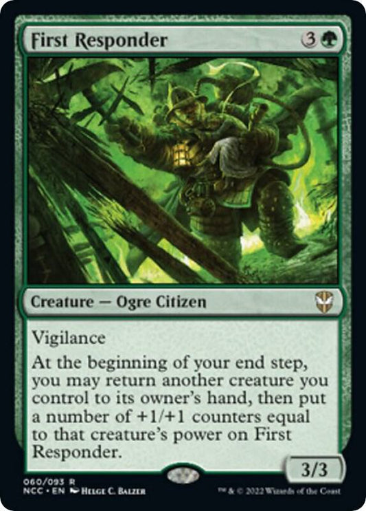 First Responder 60 Commander: Streets of New Capenna MTG R NM