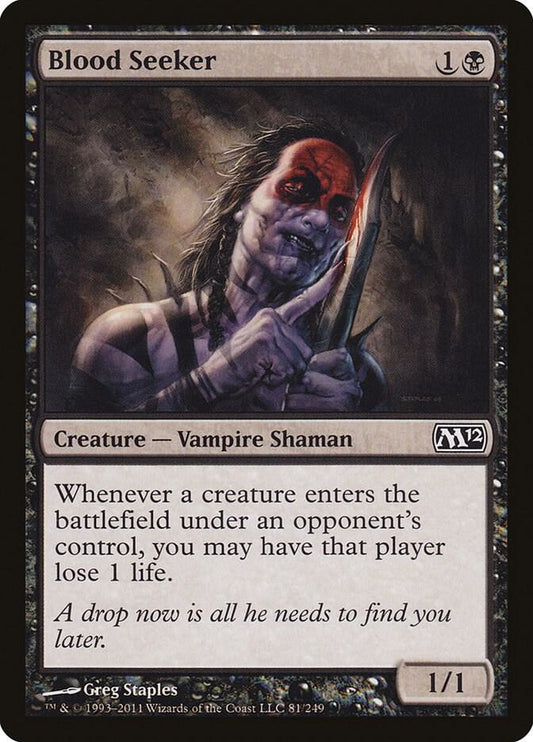 Blood Seeker 81 Magic 2012 (M12) MTG C NM