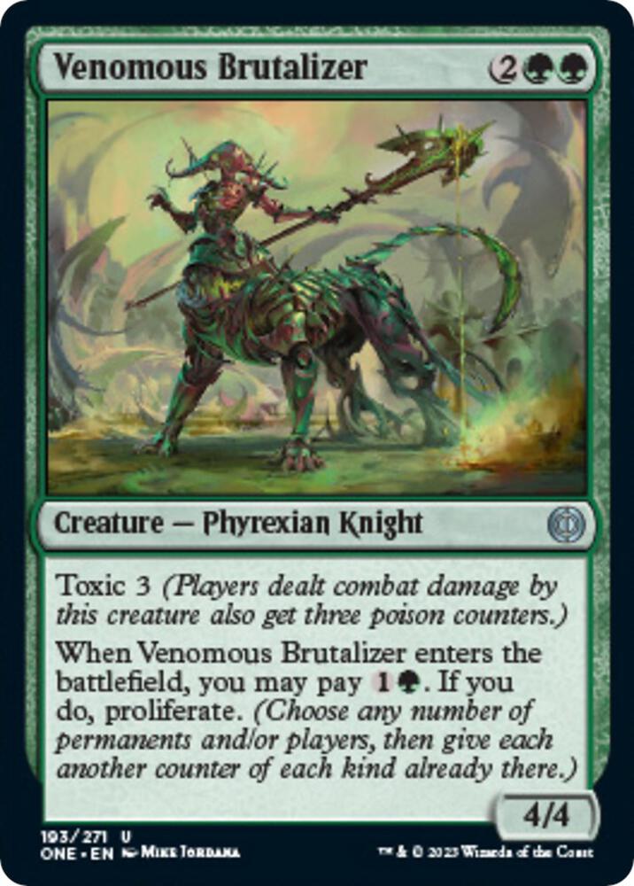 Venomous Brutalizer 193 Phyrexia: All Will Be One MTG UC NM
