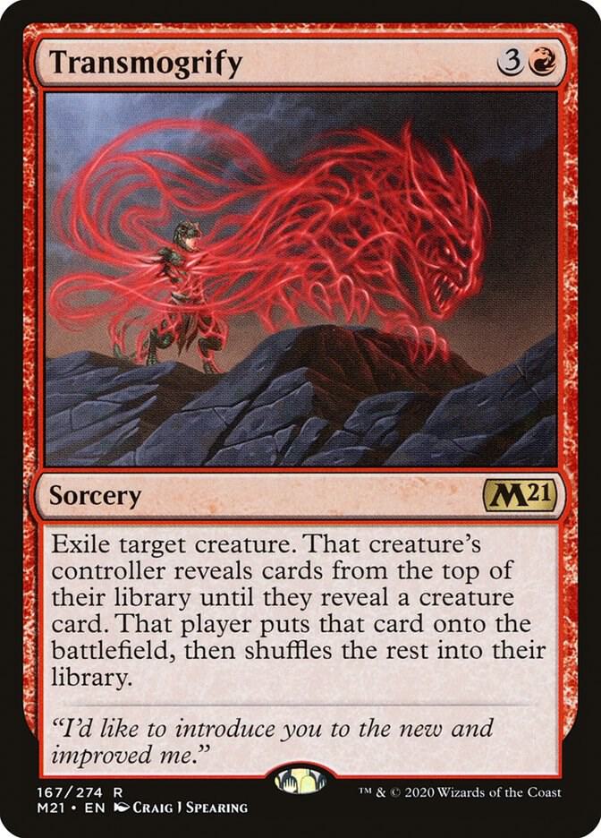 Transmogrify 167 Core Set 2021 MTG R NM