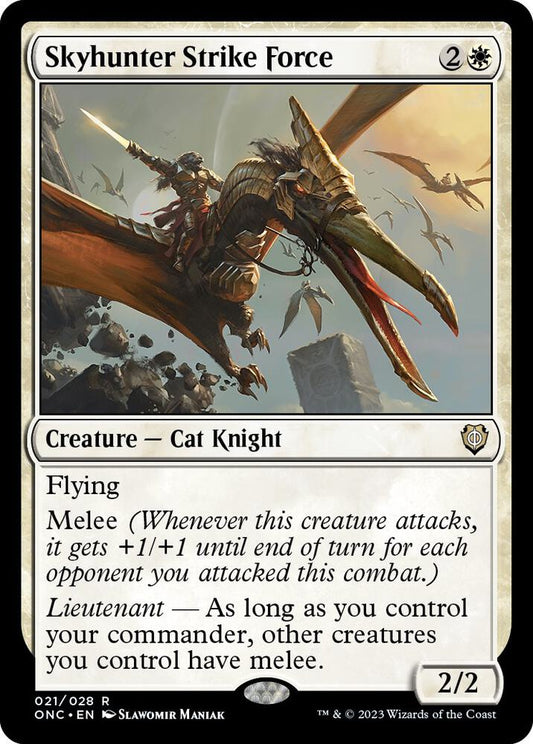 Skyhunter Strike Force 21 Commander: Phyrexia: All Will Be One MTG R NM