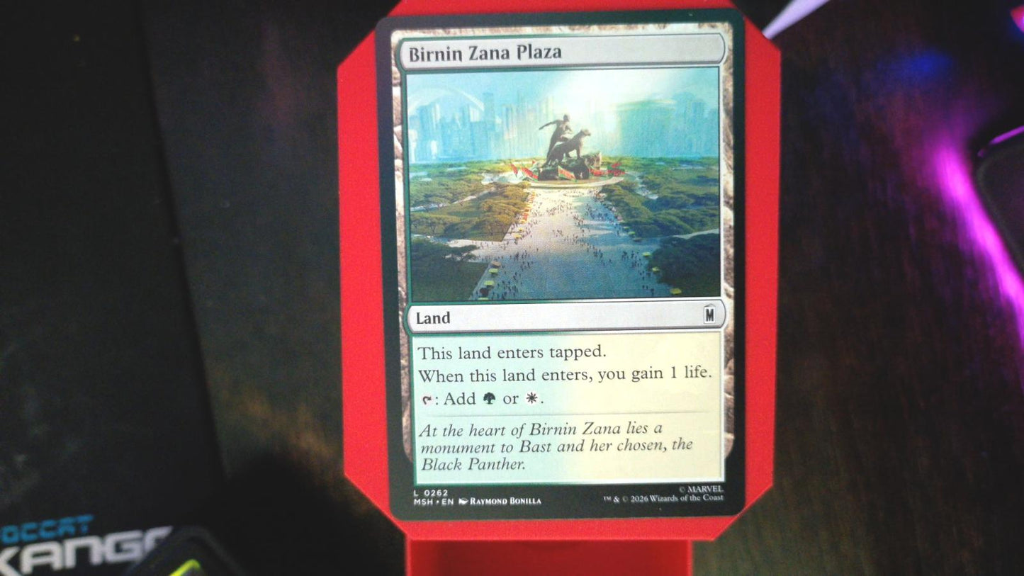 Birnin Zana Plaza 262 Marvel Super Heroes MTG Land NM