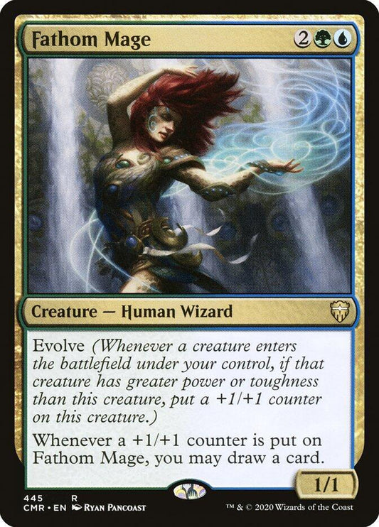 Fathom Mage 445 Commander Legends MTG R NM