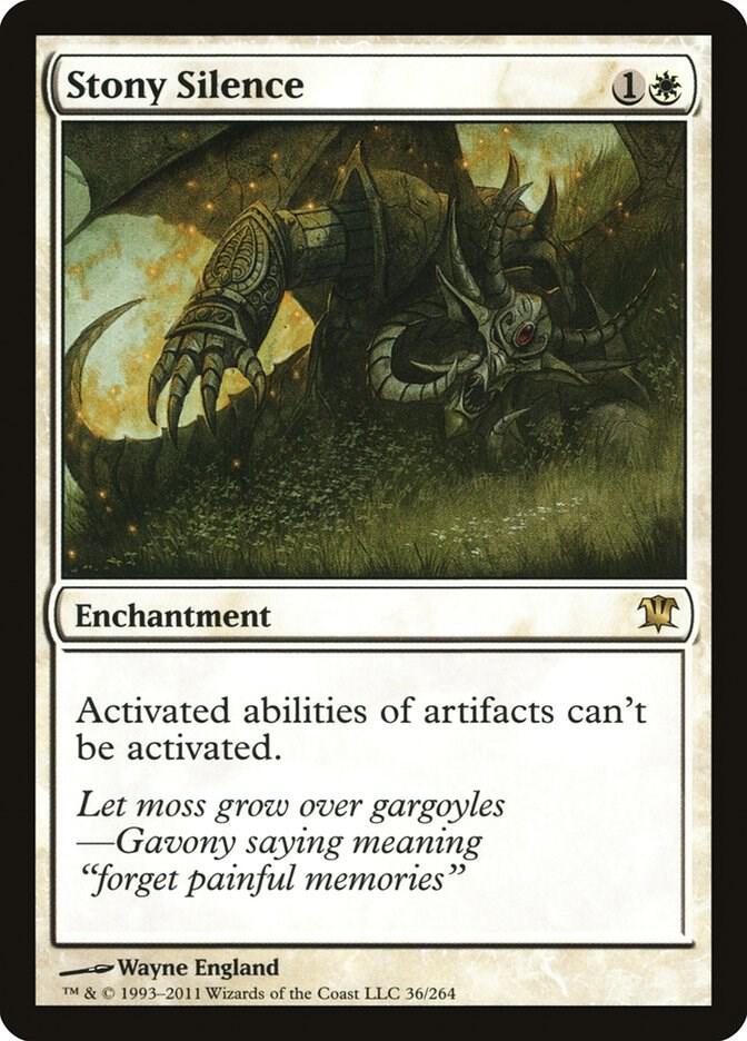 Stony Silence 36 Innistrad MTG R LP