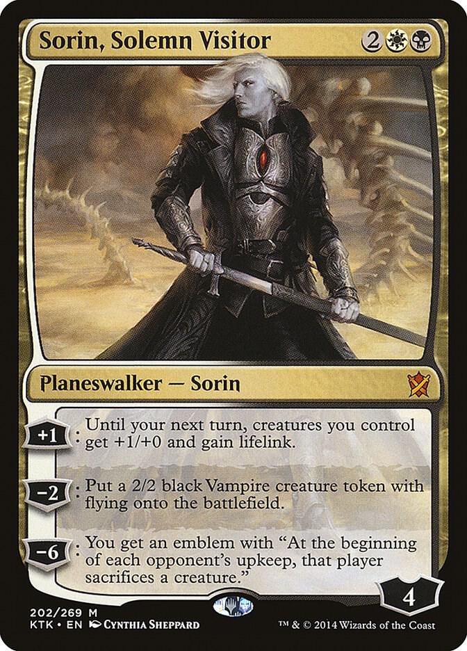 Sorin, Solemn Visitor 202 Khans of Tarkir MTG Mythic NM