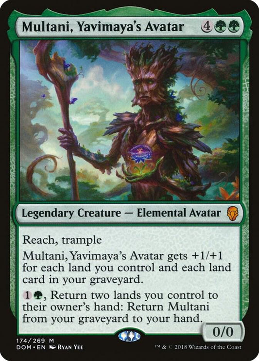 Multani, Yavimaya's Avatar 174 Dominaria MTG Mythic NM