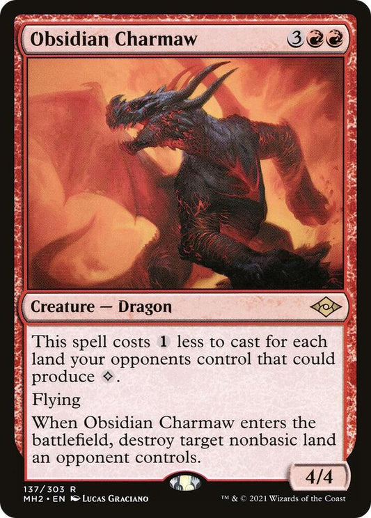 Obsidian Charmaw 137 Modern Horizons 2 MTG R NM