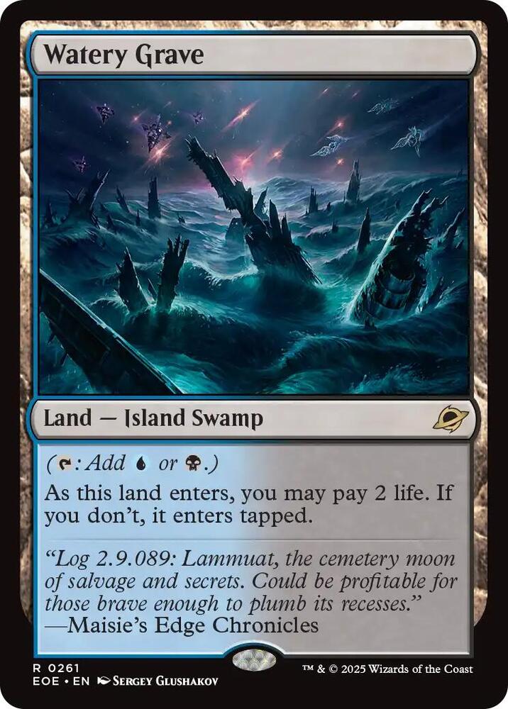 Watery Grave 261 Edge of Eternities MTG R NM