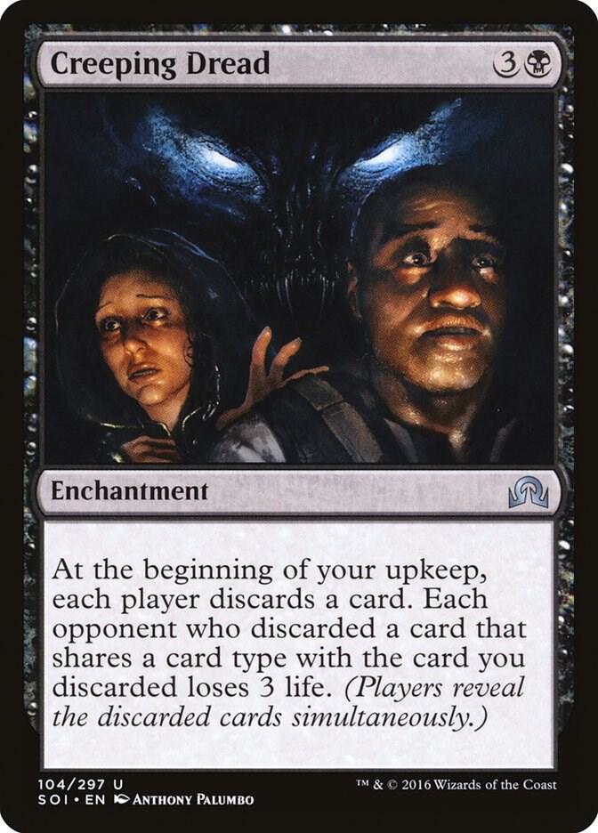 Creeping Dread 104 Shadows over Innistrad MTG UC LP
