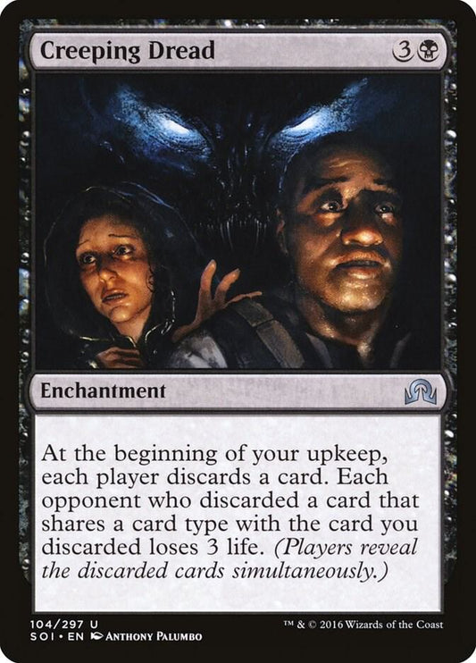 Creeping Dread 104 Shadows over Innistrad MTG UC LP