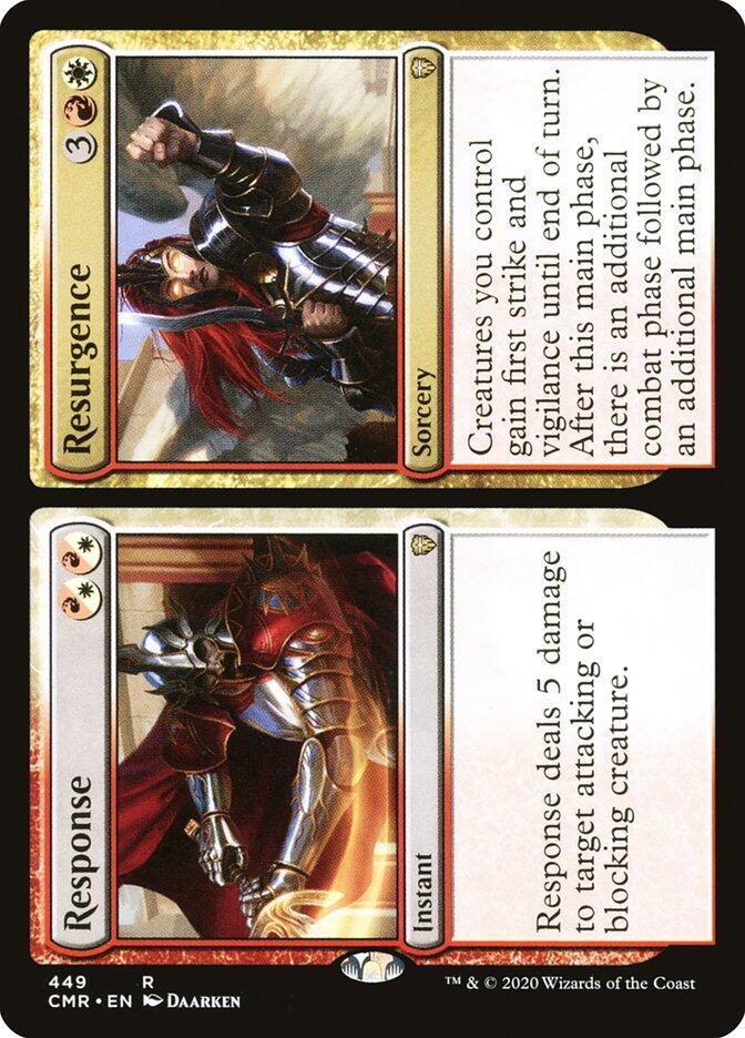 Response // Resurgence 449 Commander Legends MTG R NM