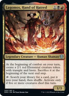 Lagomos, Hand of Hatred 205 Dominaria United MTG UC NM