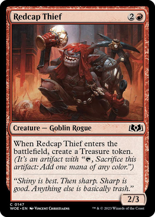 Redcap Thief 147 Wilds of Eldraine MTG C NM