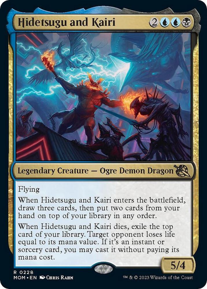 Hidetsugu and Kairi 228 March of the Machine MTG R NM