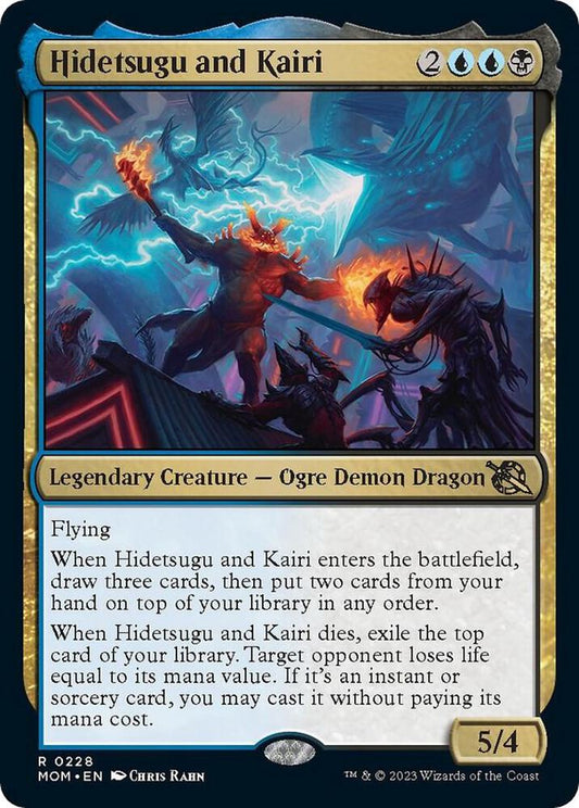Hidetsugu and Kairi 228 March of the Machine MTG R NM